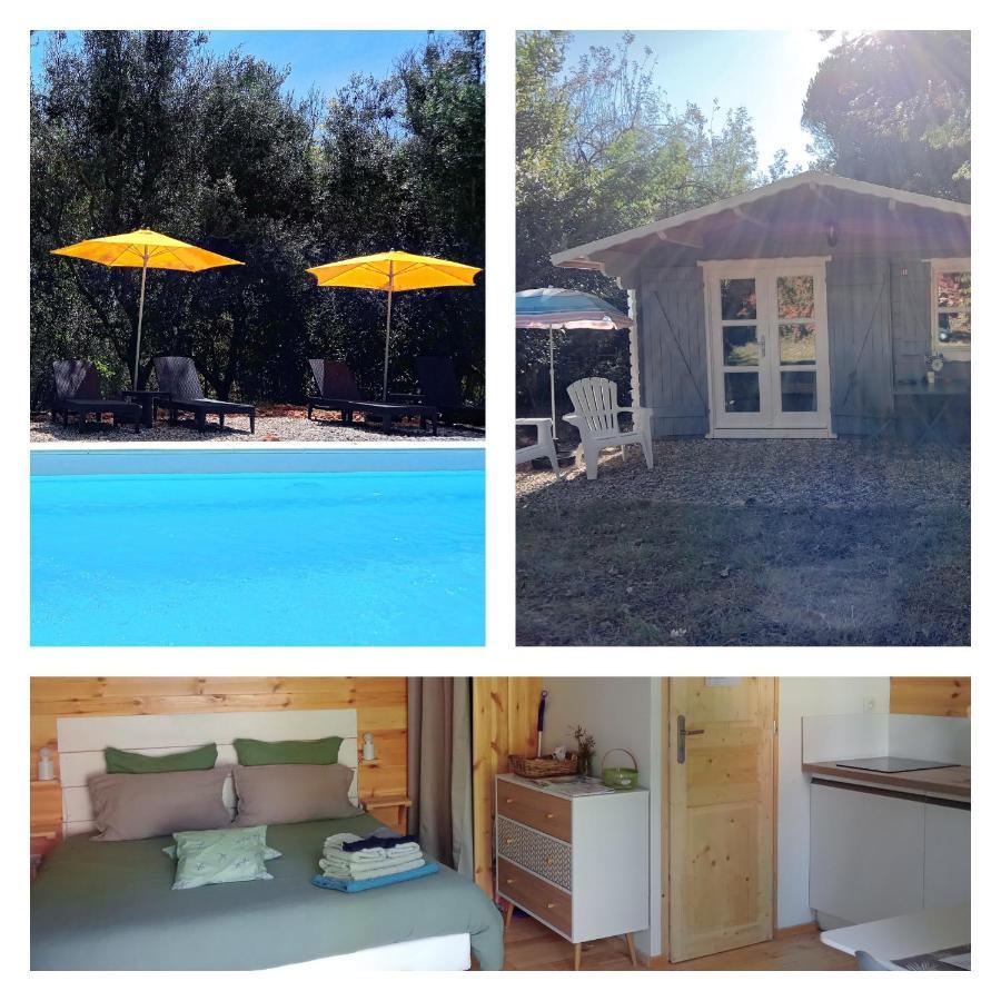 Chalet "Le Petit Olivier" Gites Appart 'Hotel L'Echappee Belle D'Aubenas Logement 2 Sur 3 エクステリア 写真