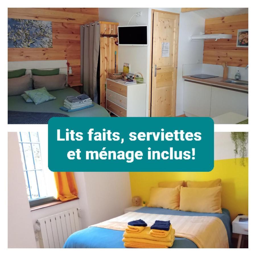 Chalet "Le Petit Olivier" Gites Appart 'Hotel L'Echappee Belle D'Aubenas Logement 2 Sur 3 エクステリア 写真